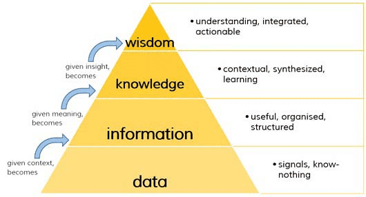데이터의 개념 피라미드