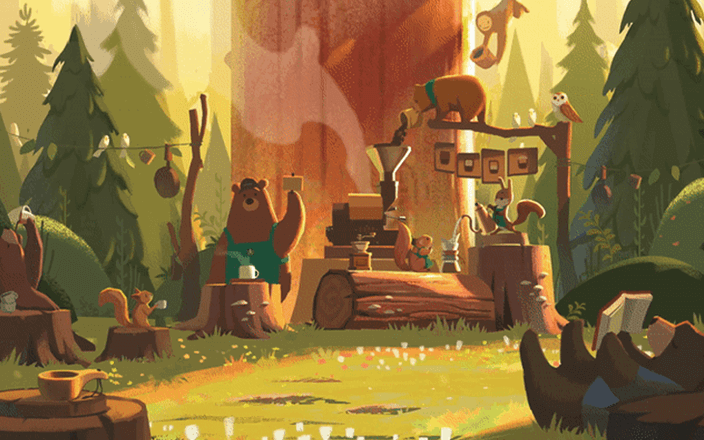 Drawing Cute Background Illustrations Using Silhouette and Color