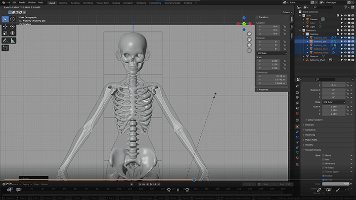 coloso Blender Artist, Anteater