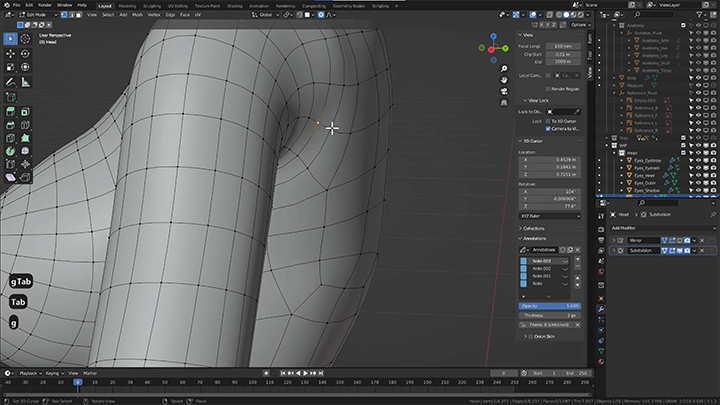 coloso Blender Artist, Anteater