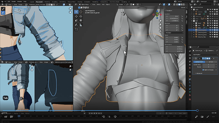 coloso Blender Artist, Anteater