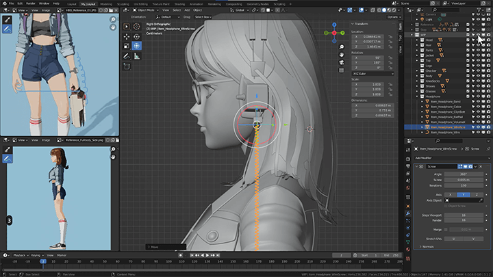 coloso Blender Artist, Anteater