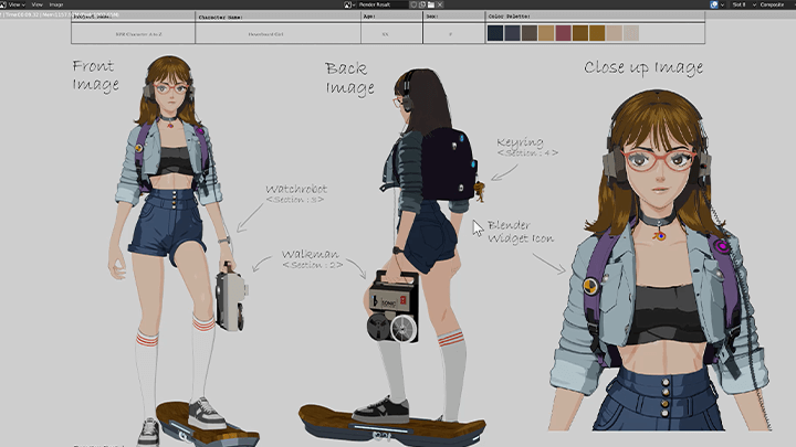 coloso Blender Artist, Anteater