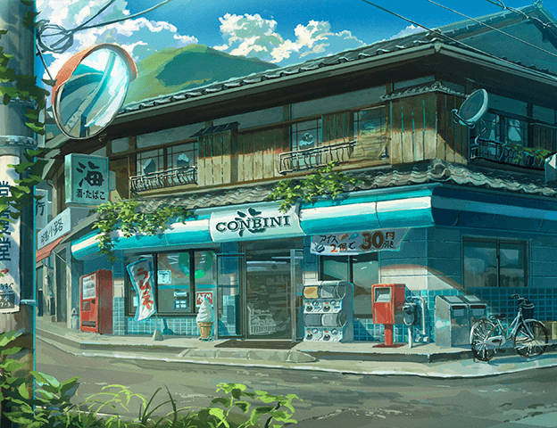 Coloso Luc Anime-Style Background Design Coloso Luc Anime-Style Background Design