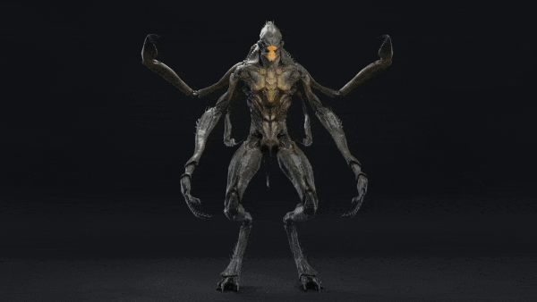 상고 3D 크리처 컨셉아트 강의 예제