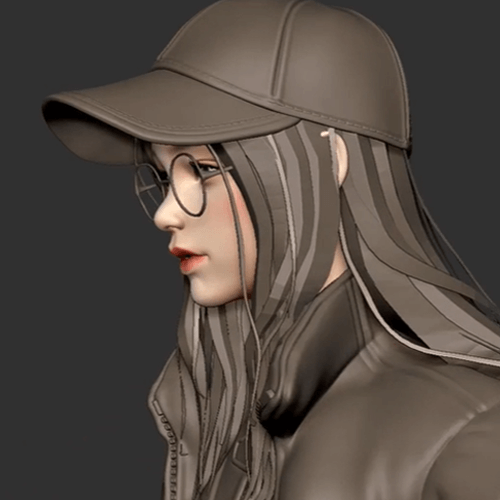 이로사 3D 캐릭터 전신 모델링 강의 예제