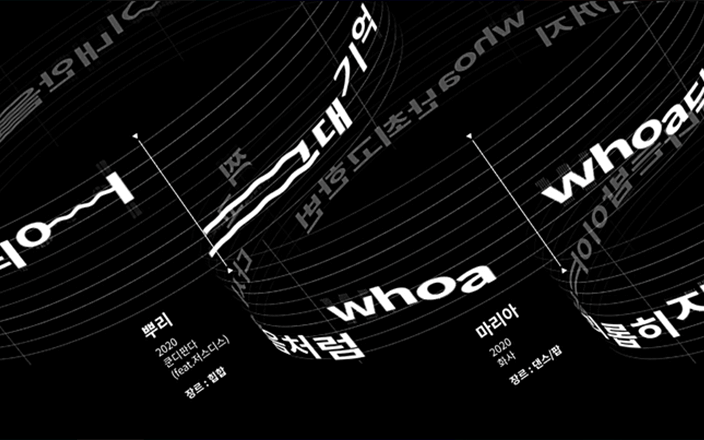 위트있는 레터링 디자인과 Ae 모션그래픽