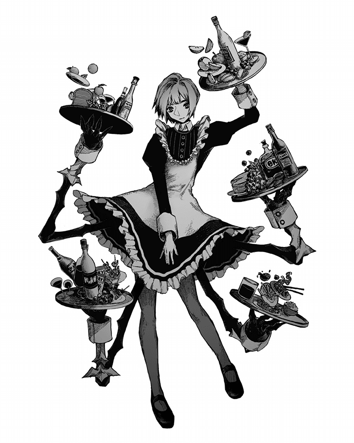 Coloso zero808w Drawing Monochromatic Characters Using Lineart