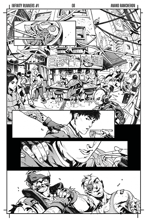 Coloso Anand Ramcheron Creating a Full Comic Page: From Script to Inking