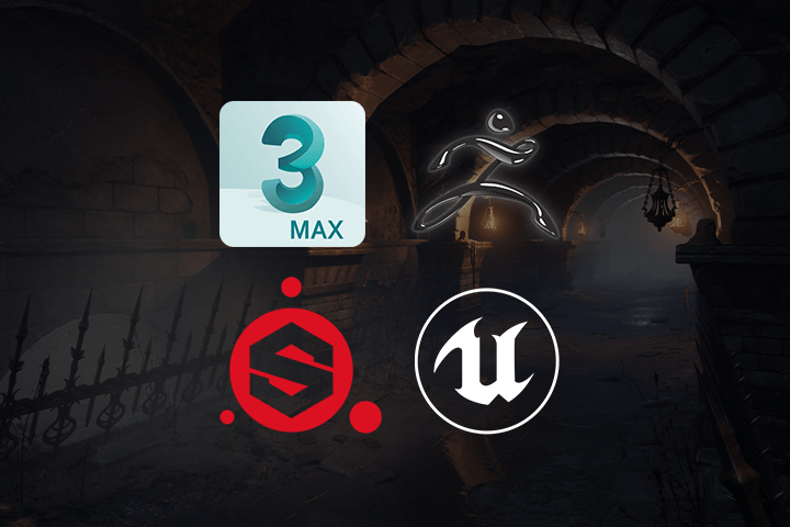 3Ds Max Zbrush 섭스턴스 언리얼