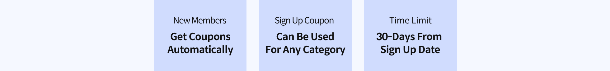 welcome coupon intro