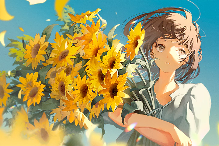 Coloso champi 光と彩色理論に基づいた情緒豊かなキャラクターイラスト