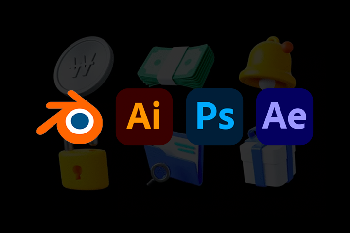 Blender Adobe Illustrator Adobe Photoshop Adobe After Effect