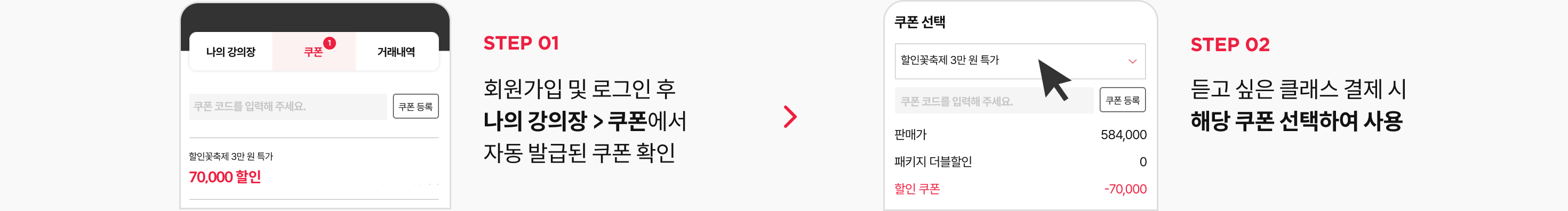 쿠폰 사용 방법