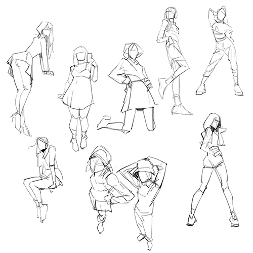 Coloso Concept Artist, Yishu Ci Exercises