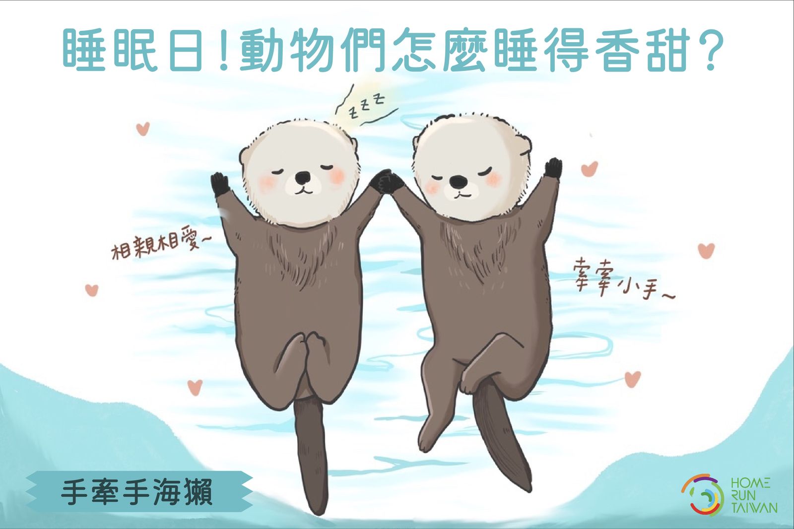 Home Run Taiwan 世界睡眠日 動物們睡得好香甜