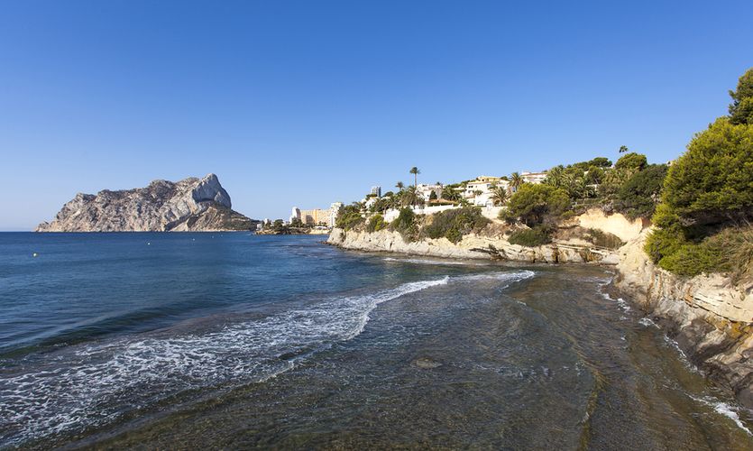 Vista de la Cala del Mallorquí