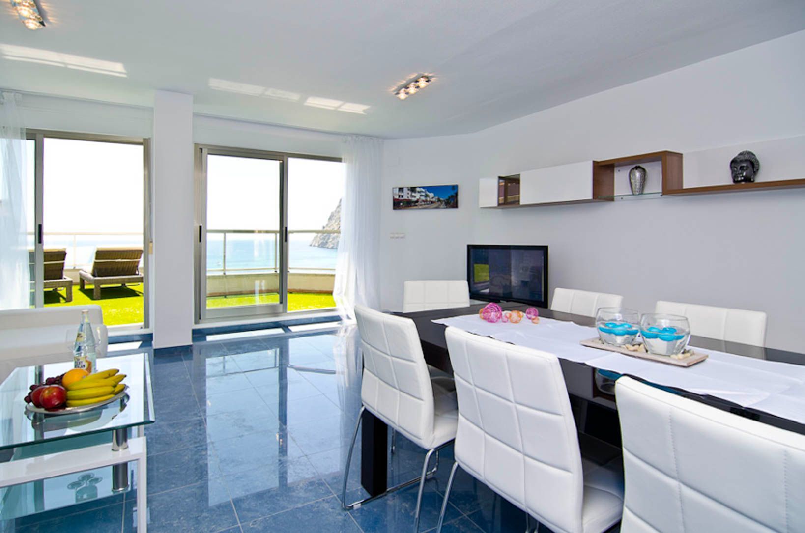 Penthouse - duplex en première ligne de plage avec des vues ouvertes sur la mer et le Peñon de Ifach