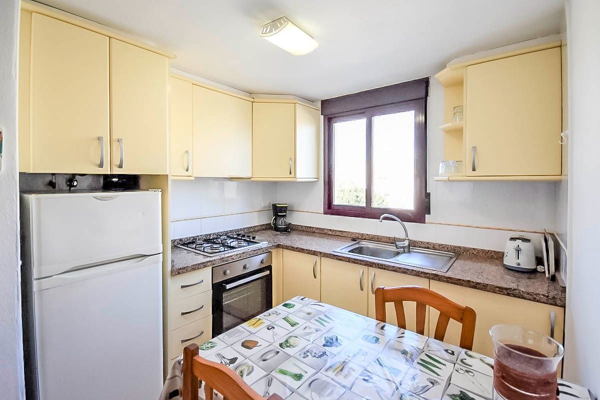 Appartement avec vue sur la mer dans la première ligne de mer à Calpe.