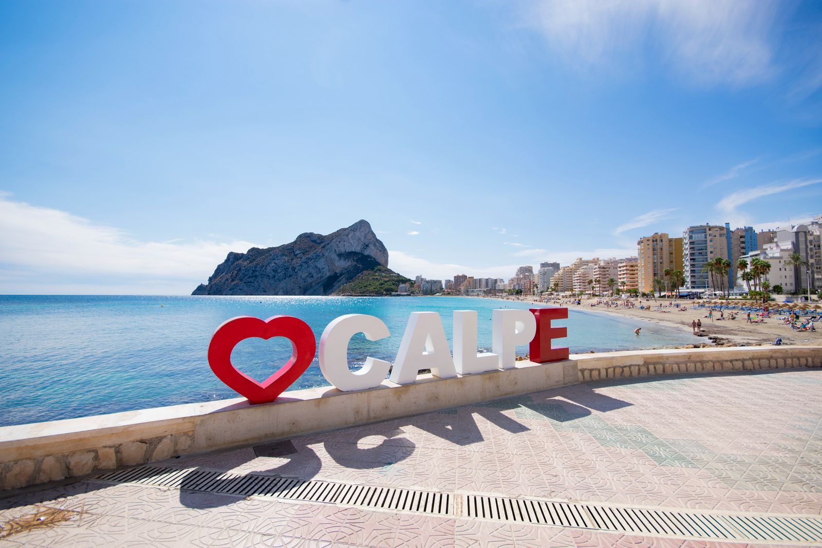 Appartement met uitzicht op zee in Calpe.