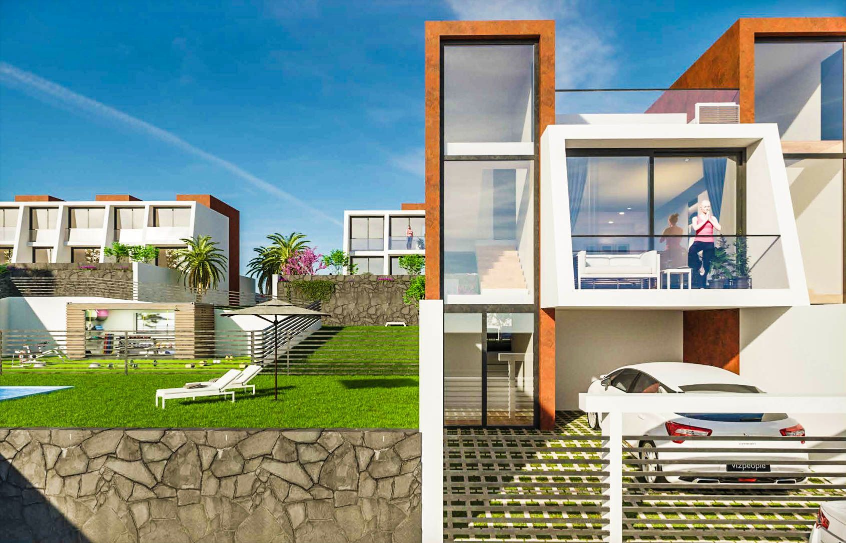 SEMI-DETACHED VILLAS IN PRIVATE URBANISATION WITH SWIMMING POOL AND PADDLE TENNIS COURT