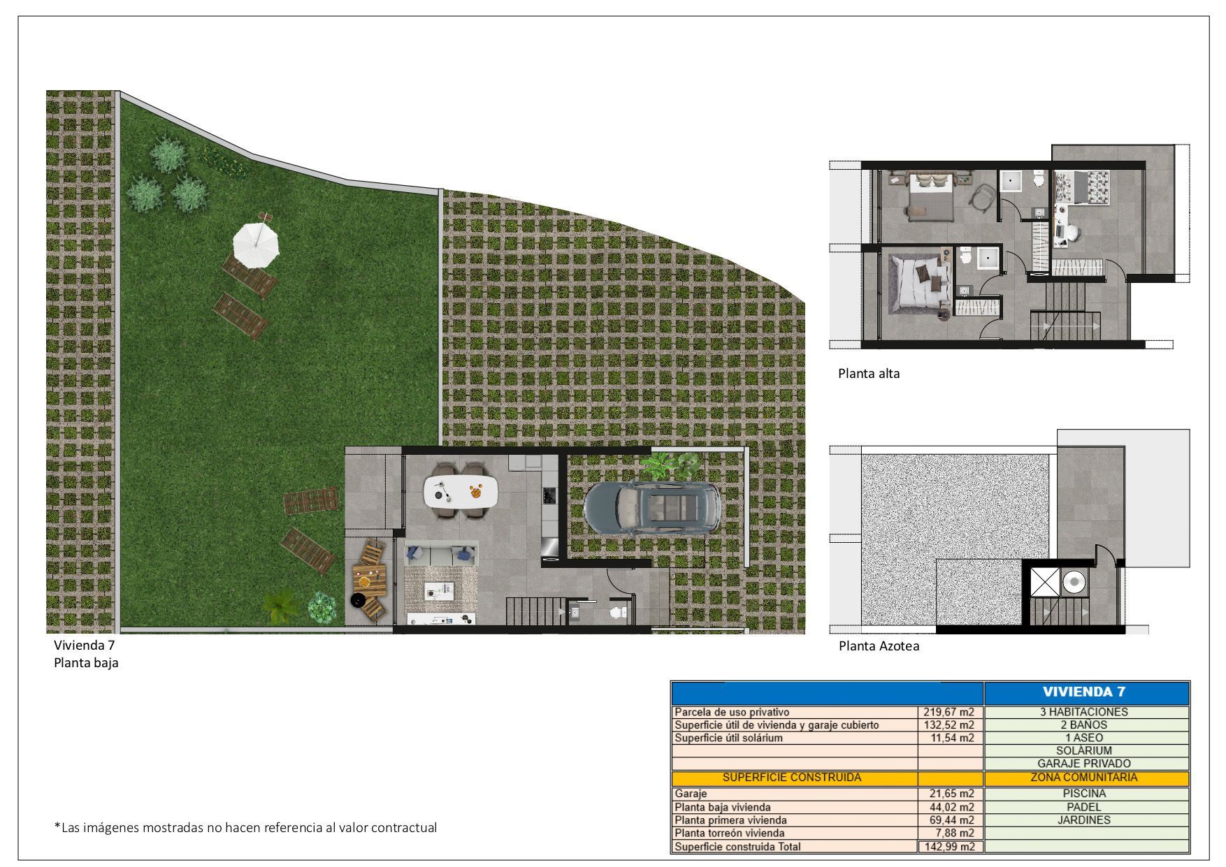 SEMI-VRIJSTAANDE VILLA'S IN PRIVÉ URBANISATIE MET ZWEMBAD EN PADDLE TENNISBAAN