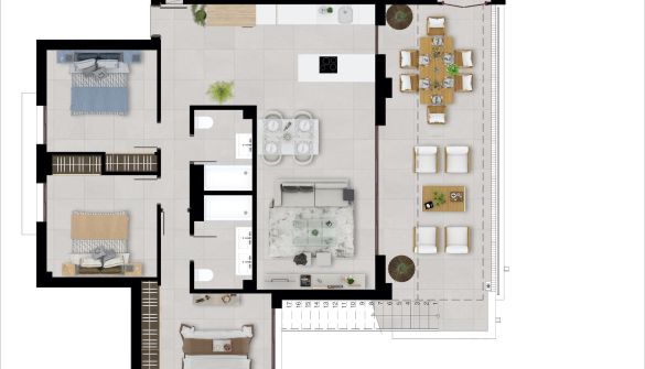 Empreendimento de apartamentos em Marbella