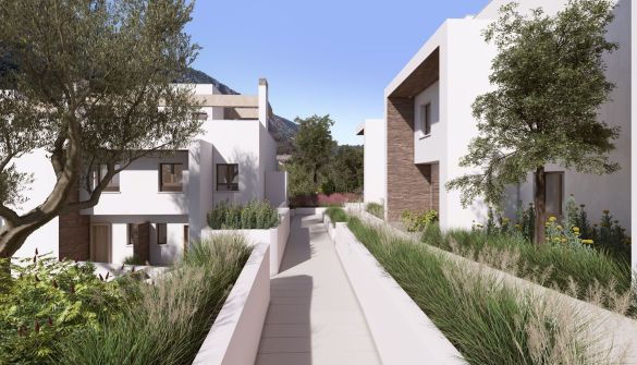 Nyproduktion av town houses i Marbella