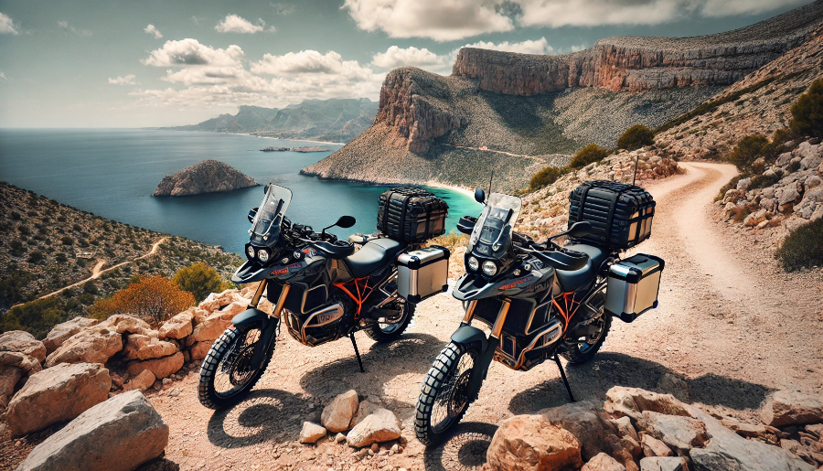 Charmante route de moto à Valence