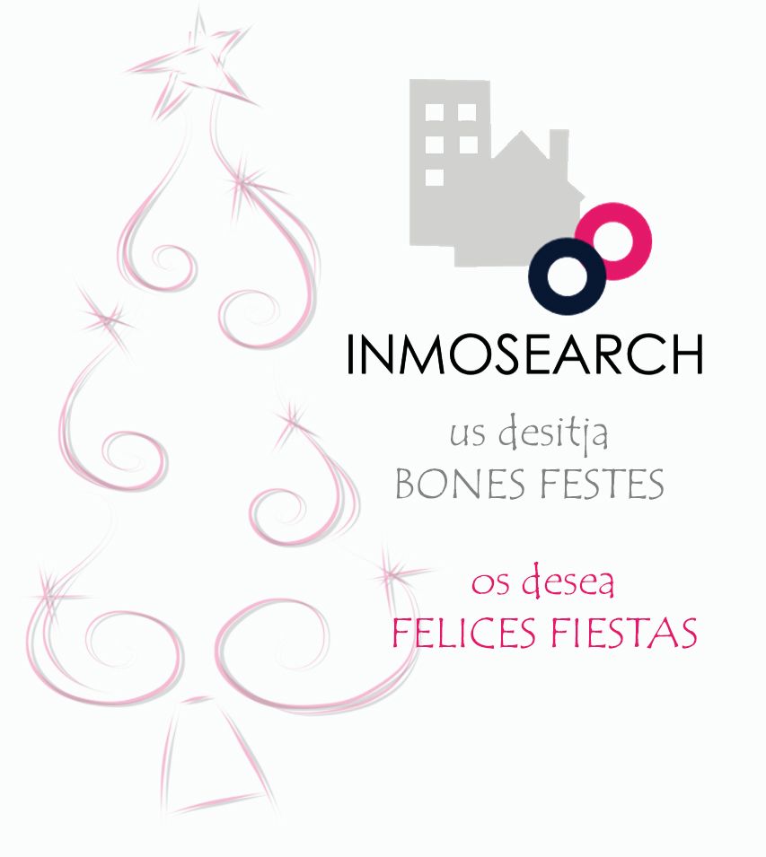 INMOSEARCH, Gestión deInmuebles te felicita las fiestas!!!! Este año queremos desearte una Felices Navidades llenas de paz, salud y amor para todos los tuyos y un feliz año 2022 lleno de alegrías!!!