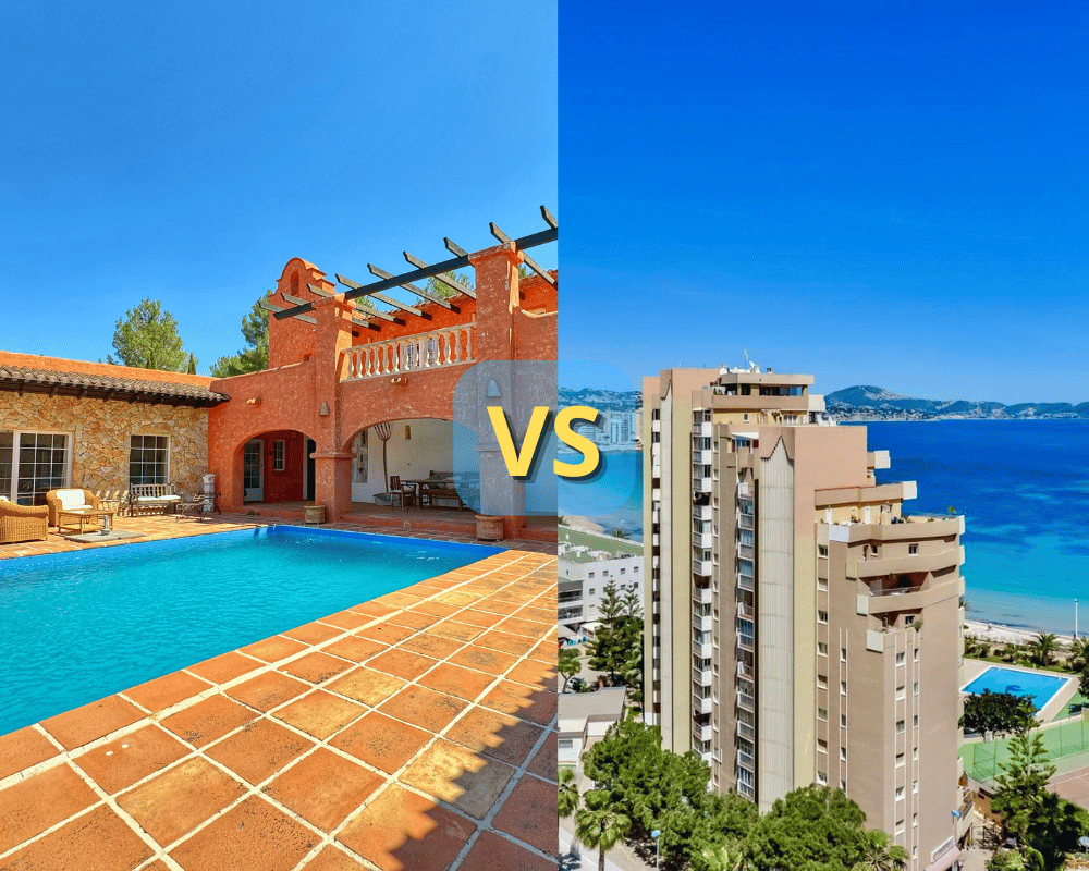 Villa's vs Appartementen aan de Costa Blanca