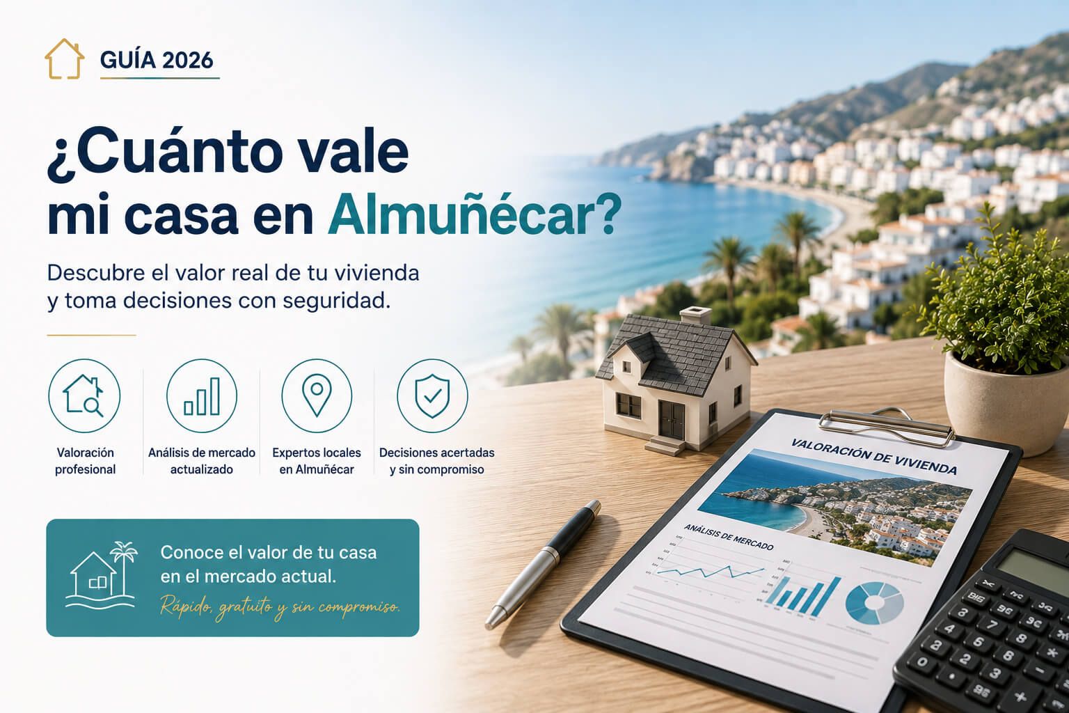 ¿Cuánto vale mi casa en Almuñécar? Por qué el precio por m² engaña (y qué analiza un profesional inmobiliario)