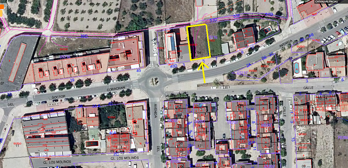 Solar Urbano en Chiva, Pitufos, venta