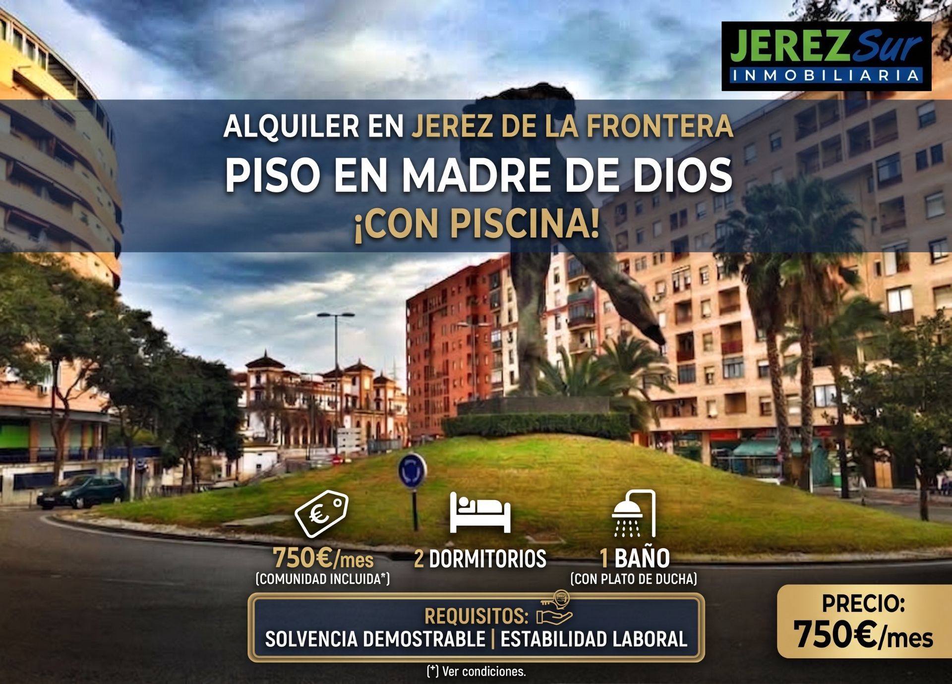 Piso en Jerez de la Frontera, Madre de Dios - Vallesequillo, alquiler