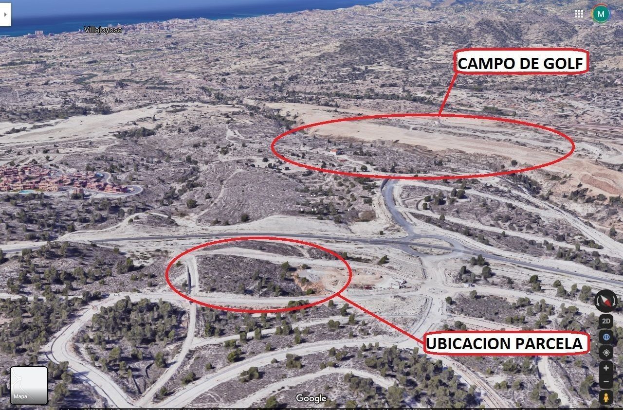 Parcel·la a Finestrat, en venda