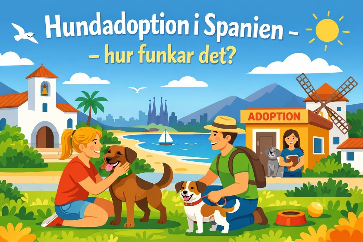 Hundadoption i Spanien – guide för dig som bor i eller flyttar inom EU