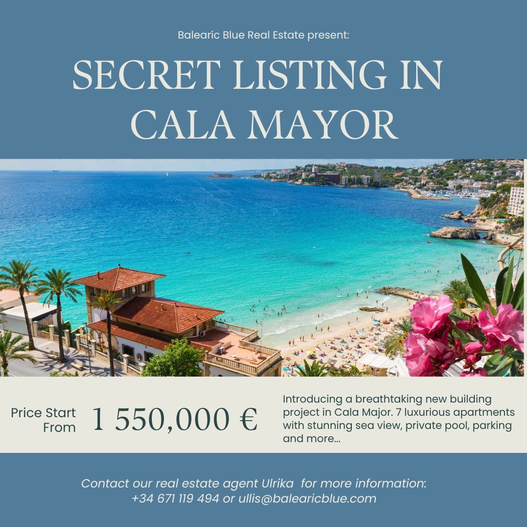 Apartment in Cala Mayor, for sale