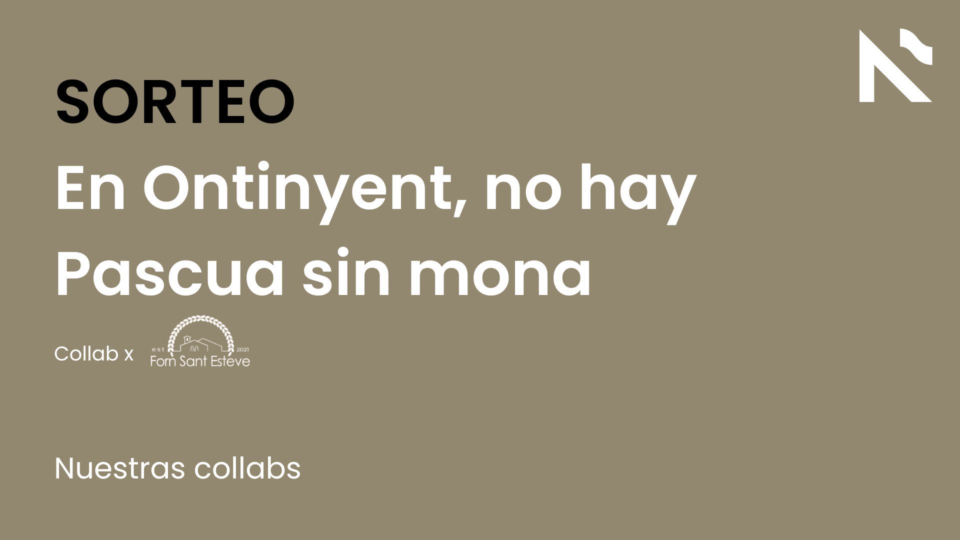 Sorteo! En Ontinyent, no hay Pascua sin mona