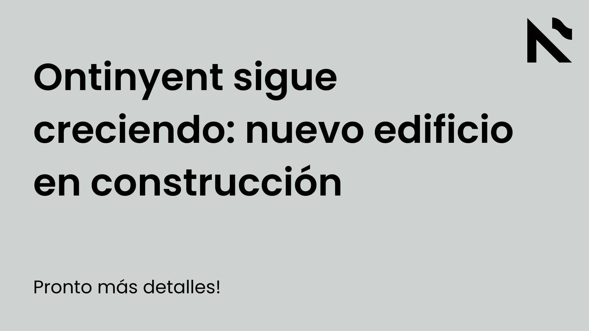 Ontinyent sigue creciendo: nuevo edificio en construcción