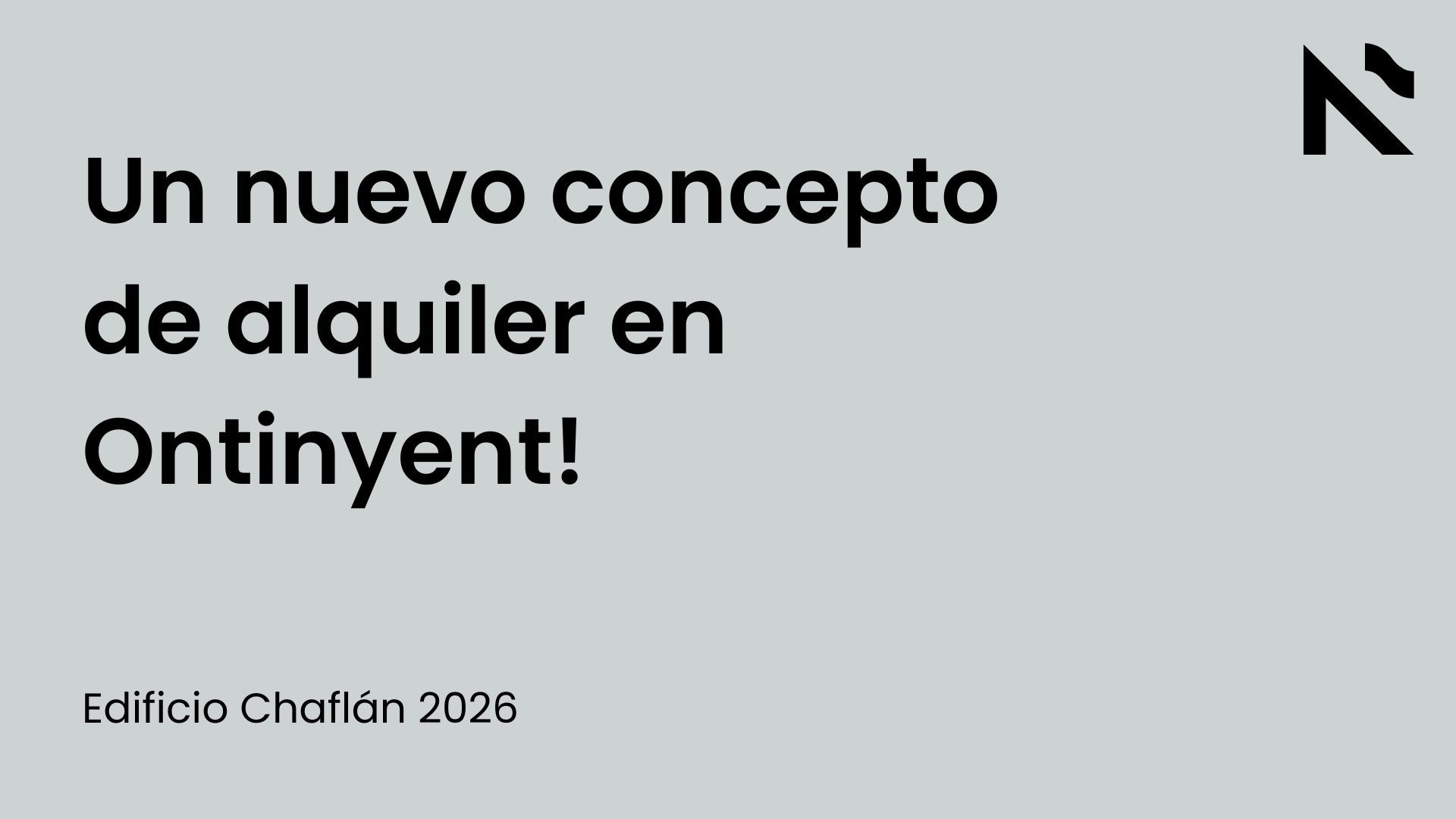 Un nuevo concepto de alquiler en Ontinyent!