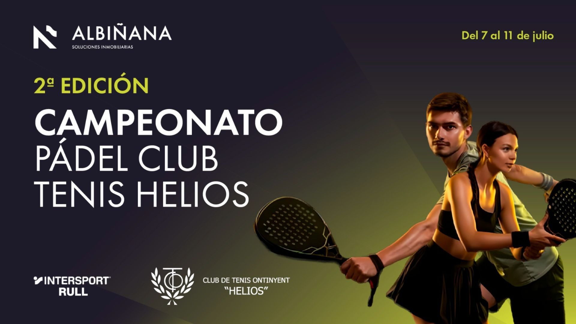 2ª Edición. Campeonato Pádel Club, Tenis Helios