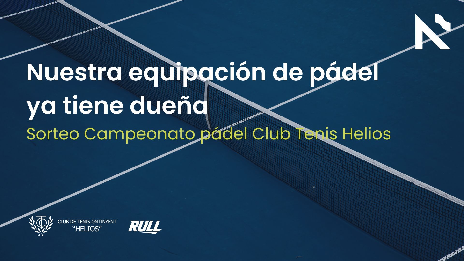 Nuestra equipación de pádel ya tiene dueña