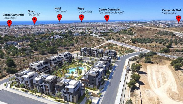 New Development of Apartments in Orihuela Costa