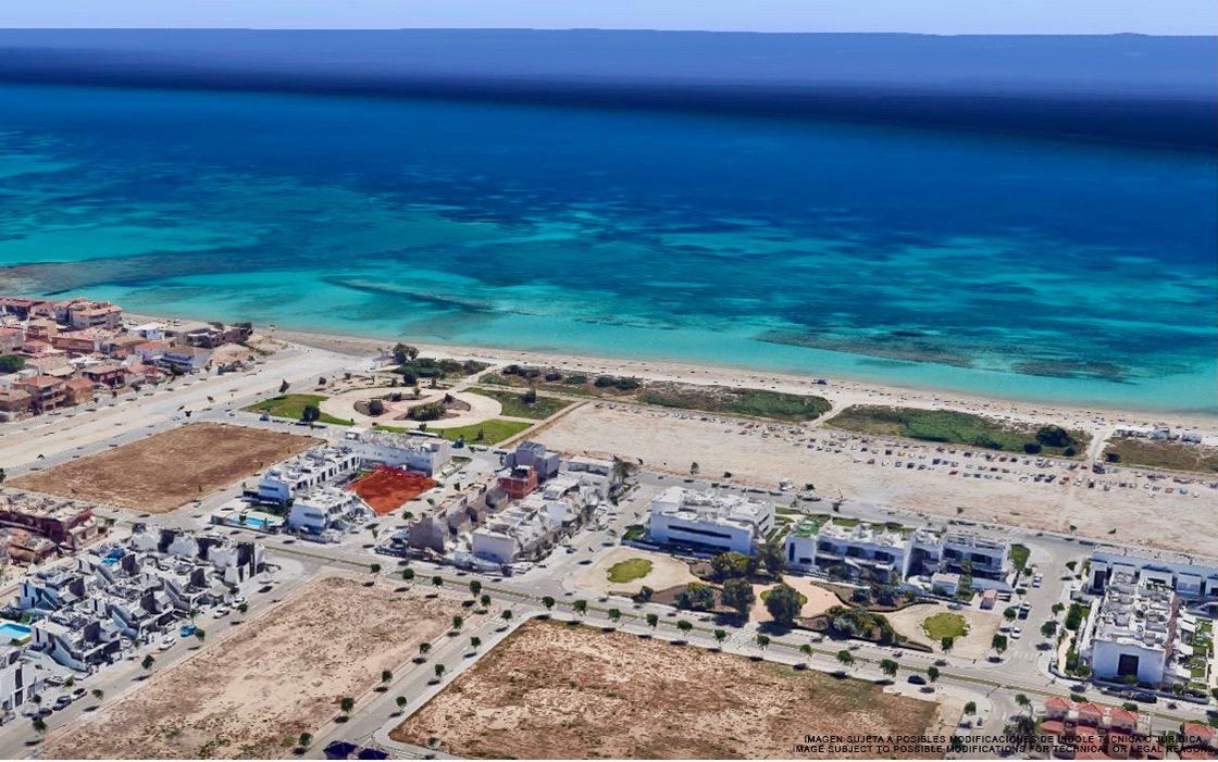 Huoneisto sijainti Torre de la Horadada, Higuericas Beach, myynti