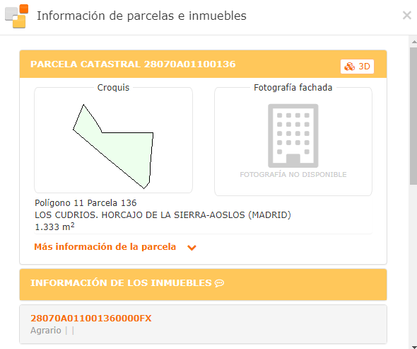 Finca rústica en Horcajo de la Sierra-Aoslos, venta