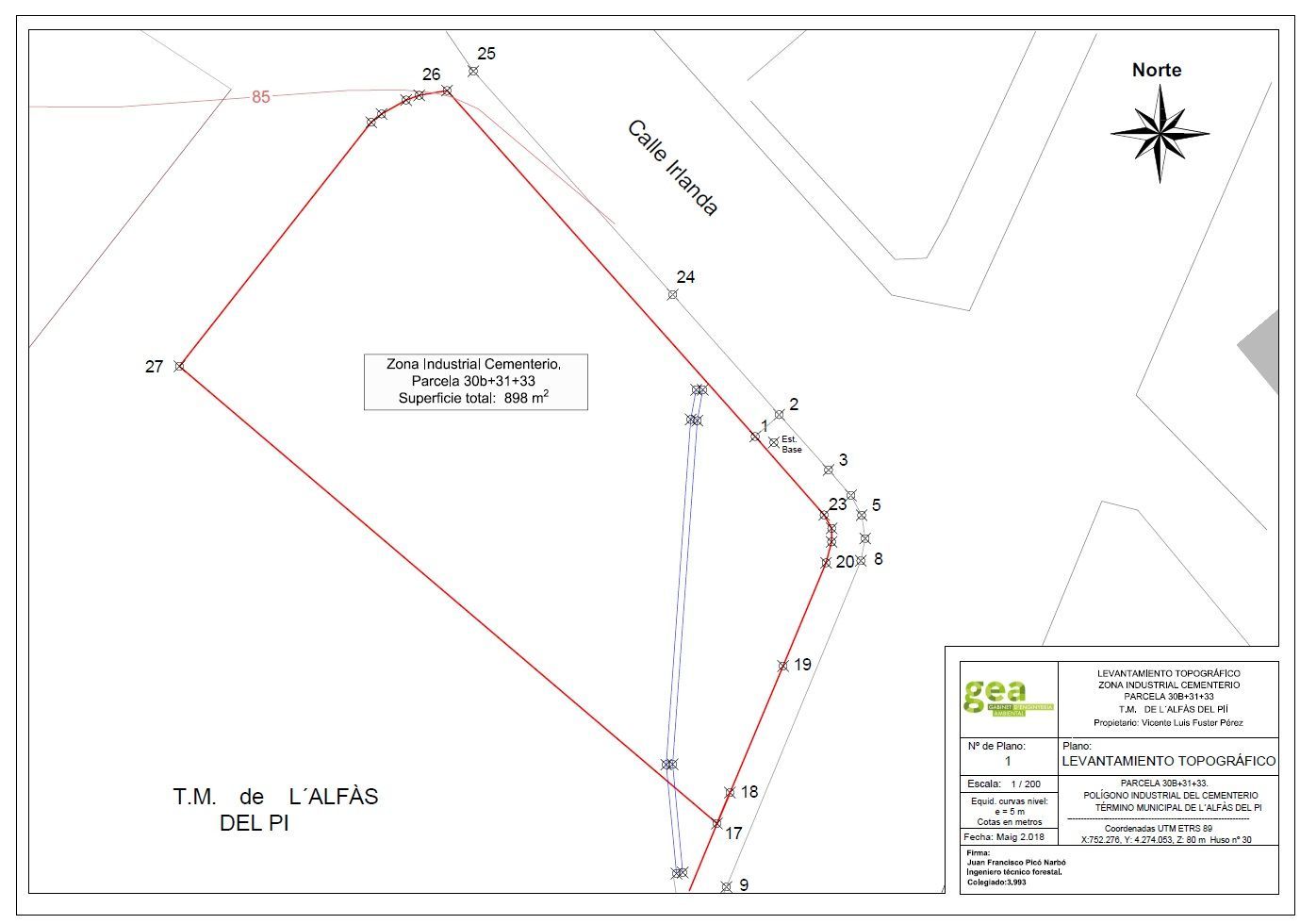 Grondstuk in Alfaz del Pi / l'Alfàs del Pi, te koop