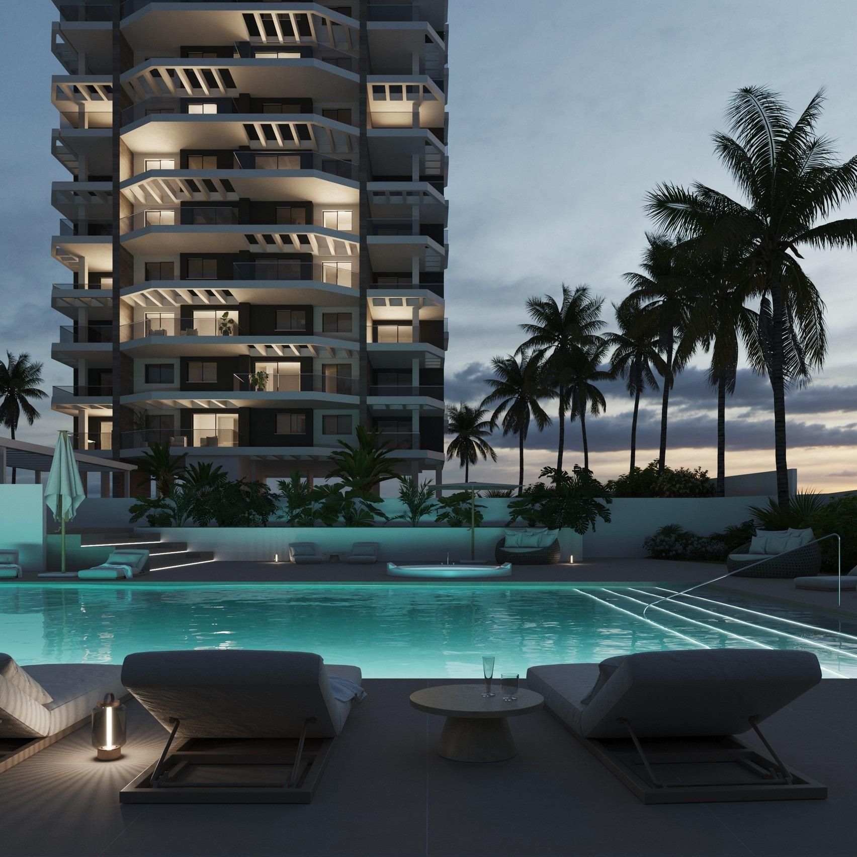 Penthouse lejlighed i Calpe / Calp, Playa Arenal, salg