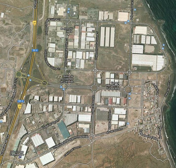 Tontti sijainti Güímar, Pol&iacute;gono Industrial de G&uuml;imar, myynti