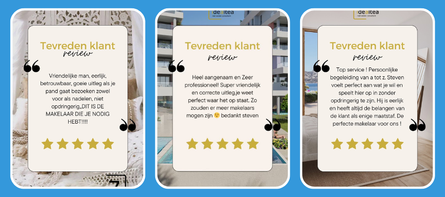 Blijde stemmen van tevreden klanten