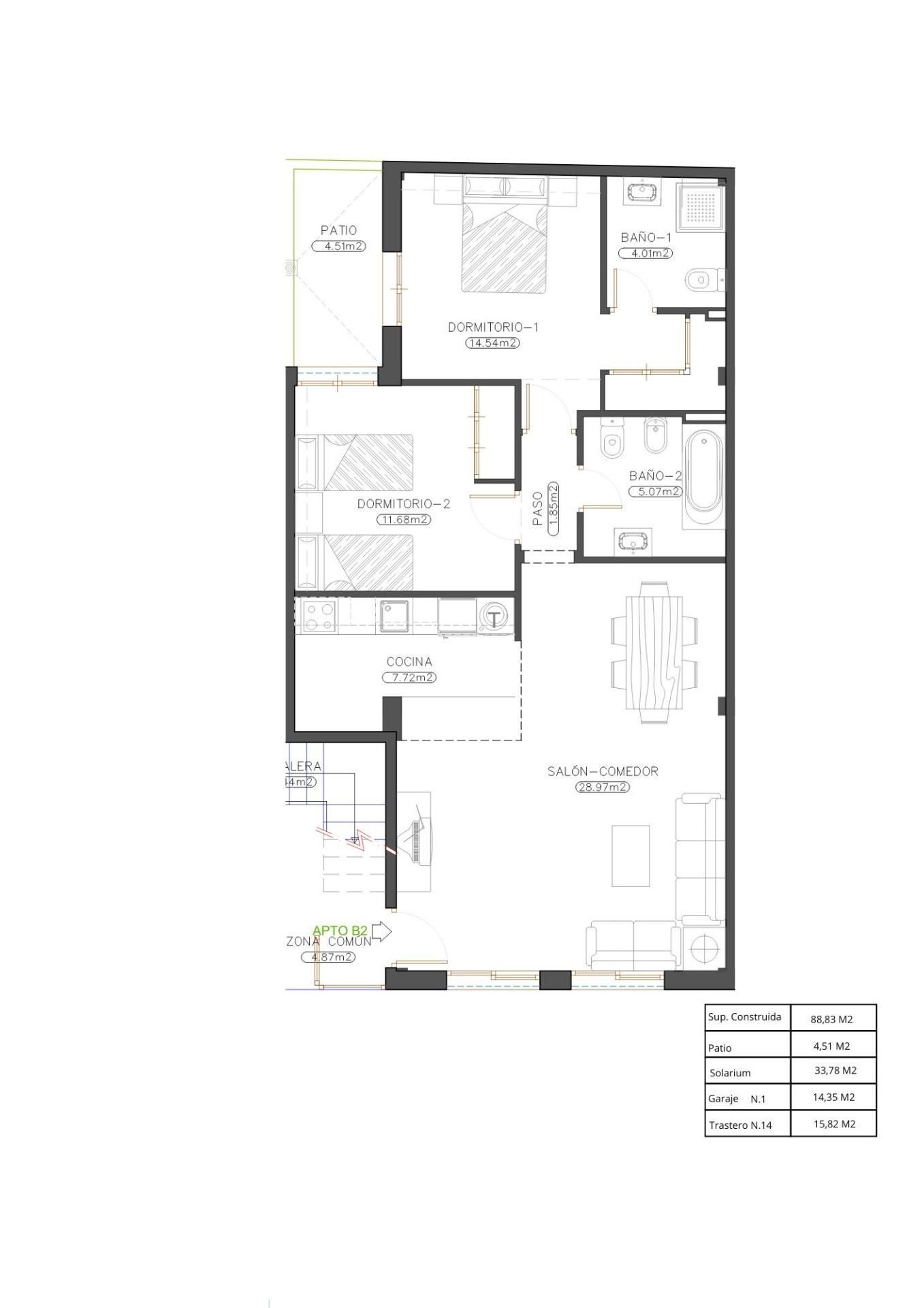 Apartamento en venta en Cuevas del Almanzora zona Herrerias